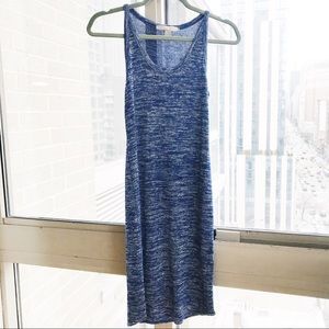 F21 Contemporary Stretchy Blue Dress